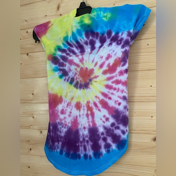 Color Splash Pet Tee Large Tie Dye Dog Shirt ArtMinds Bright Fun Stylish Vibes - Picture 6 of 11